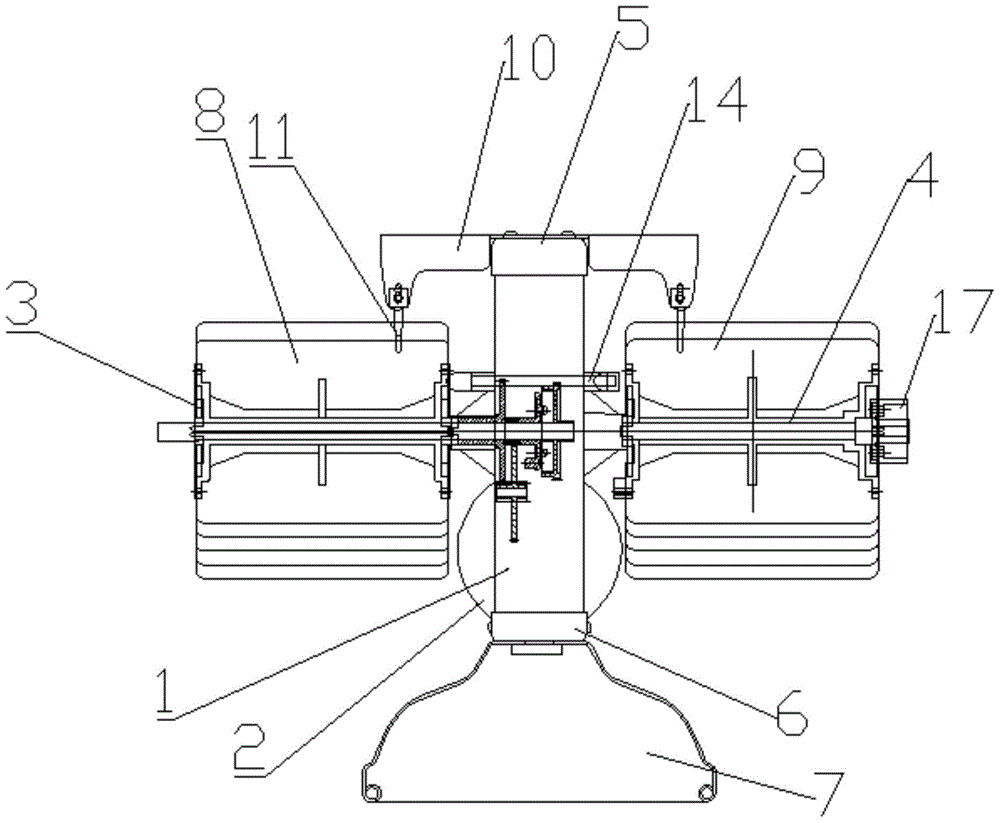 A small balance page-turning clock