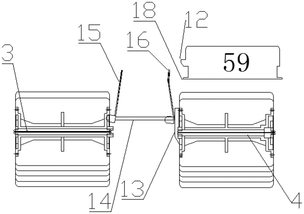 A small balance page-turning clock