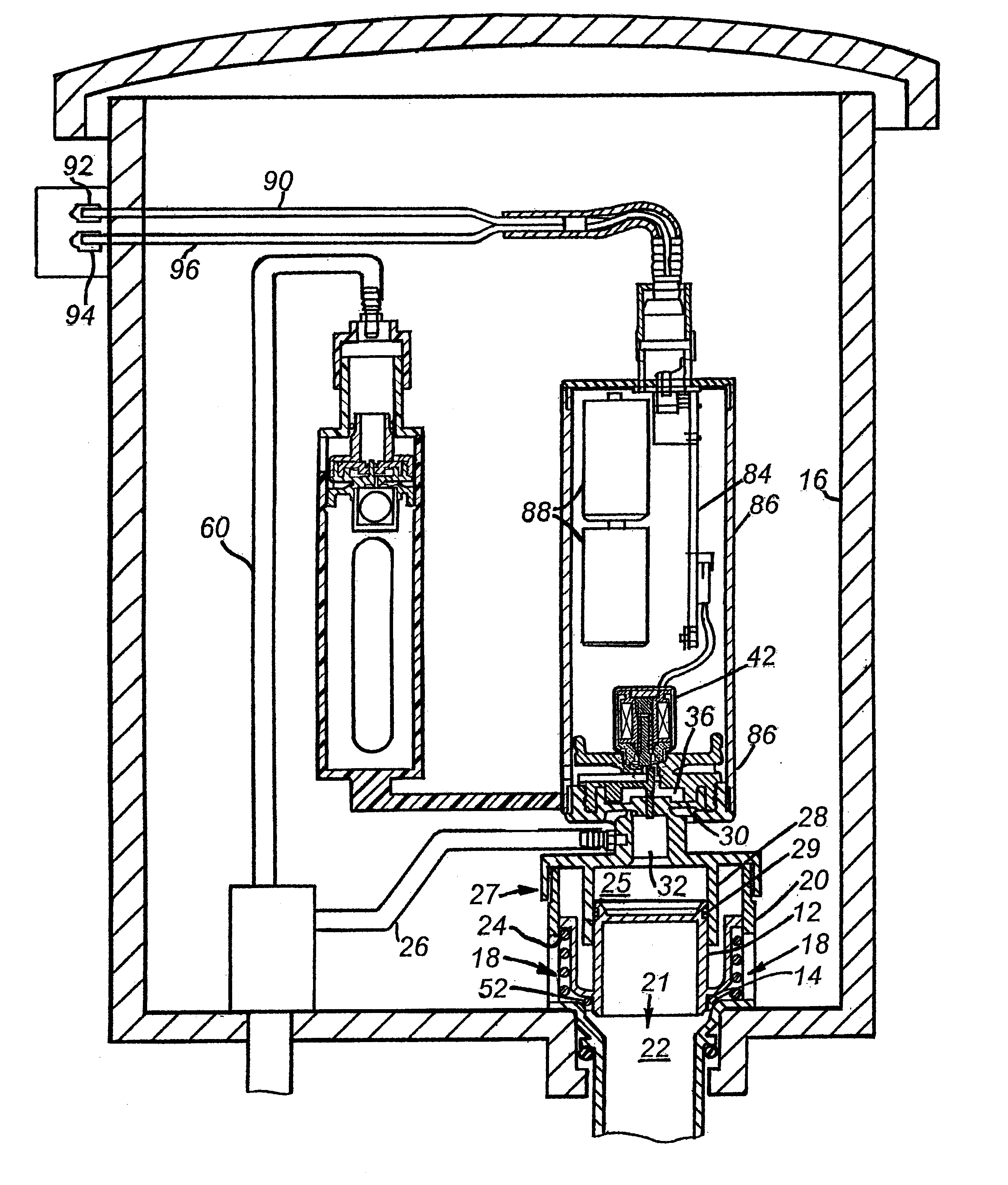 Automatic tank-type flusher