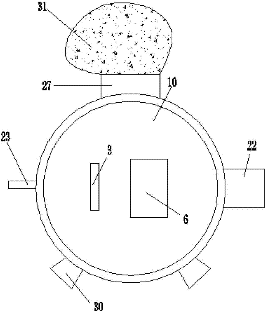 Pneumatic type material sieve