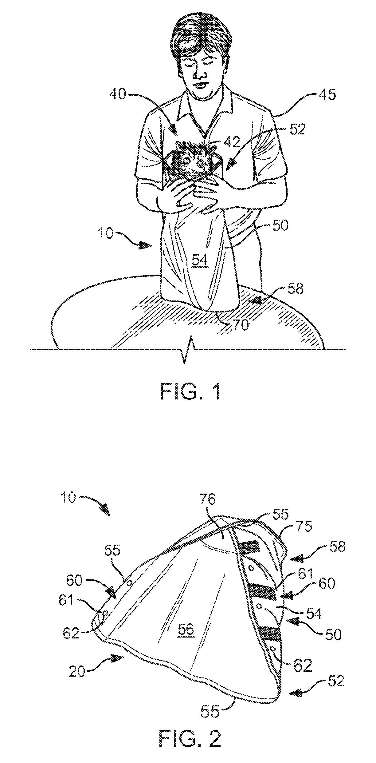 Combination Pet Bed and Restraint Device