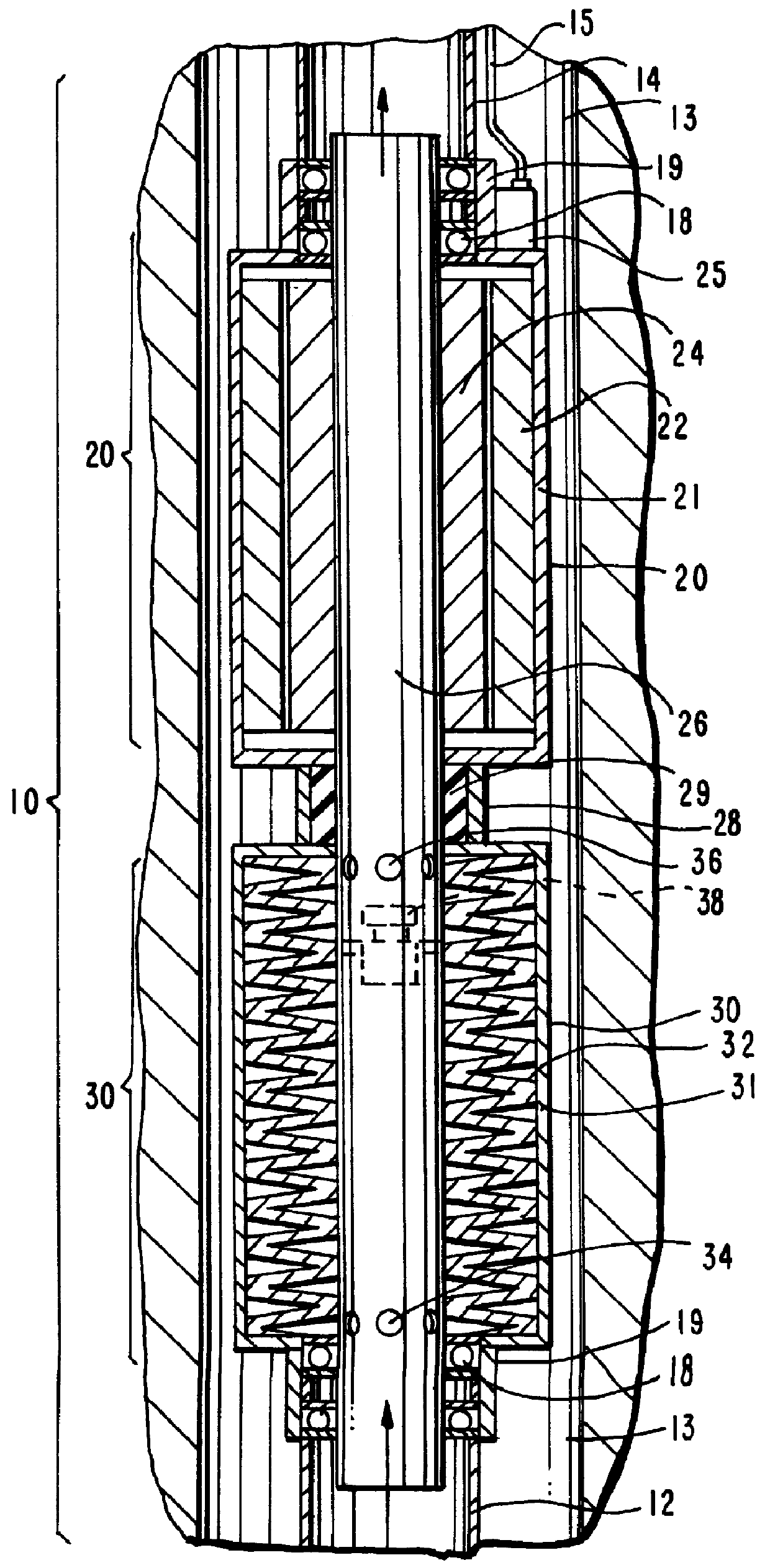 Electric submersible pump with hollow drive shaft