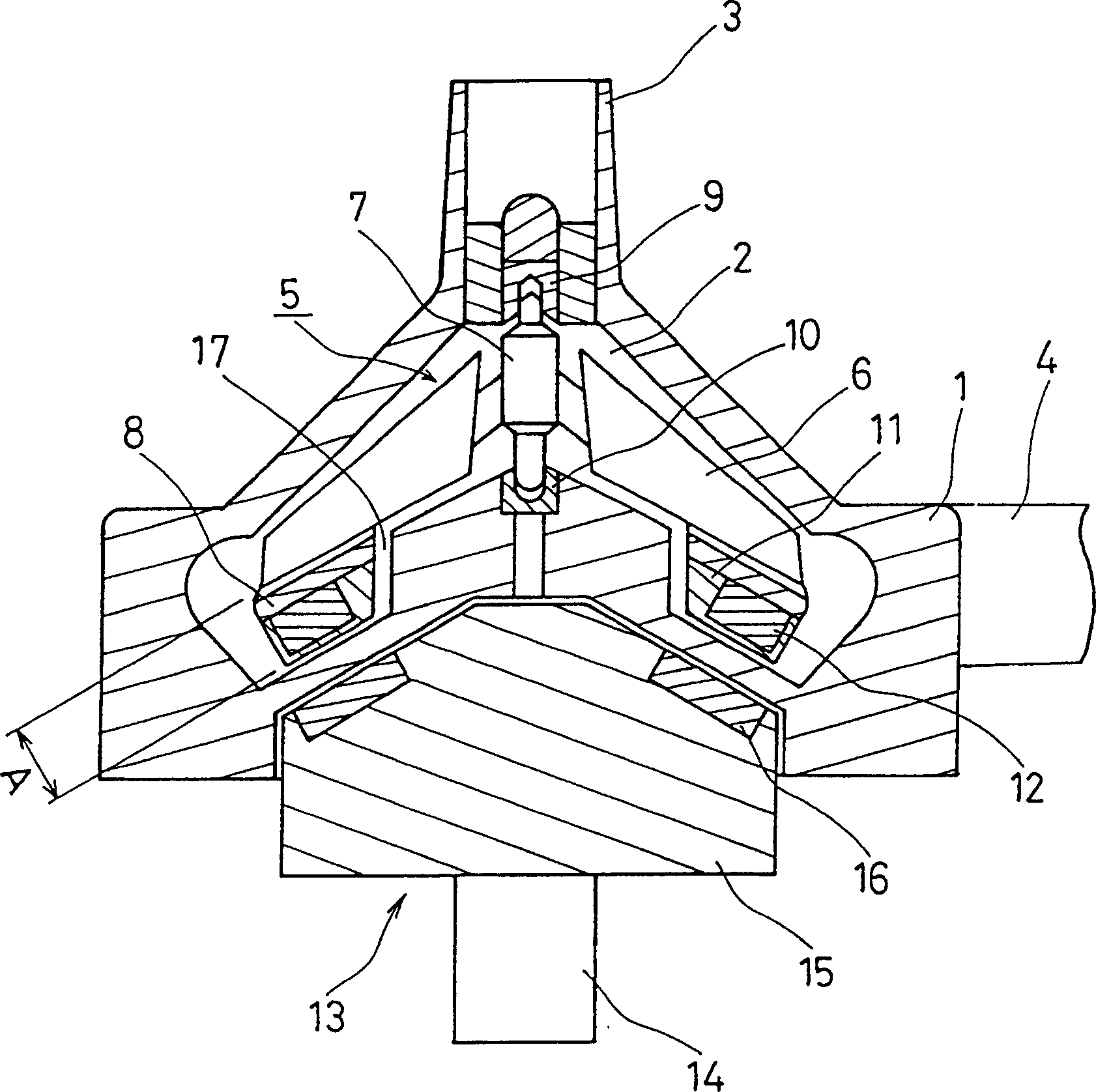 Turbine blood pump