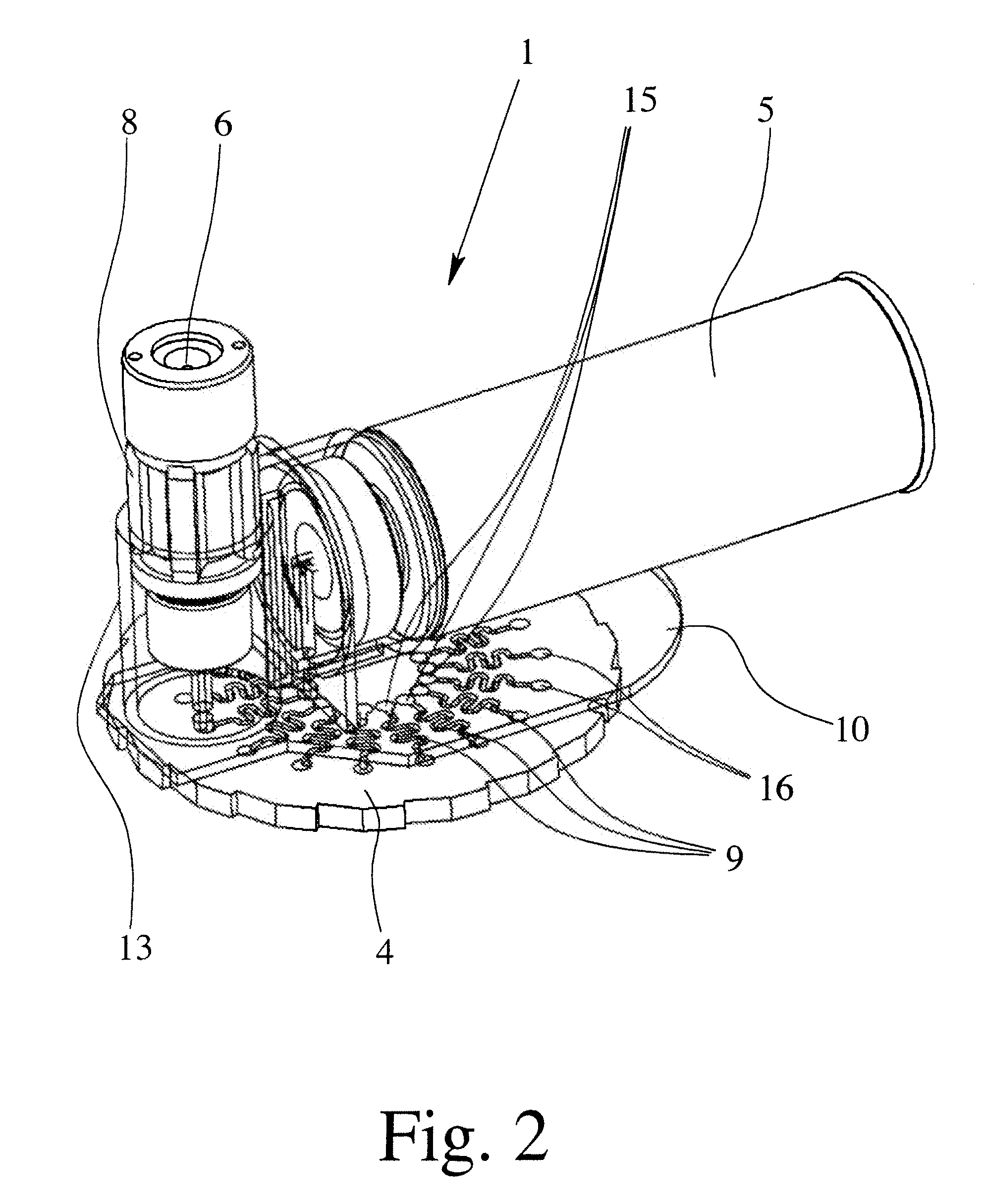 Inhaler and store for a dry medicament formulation and related methods and use thereof