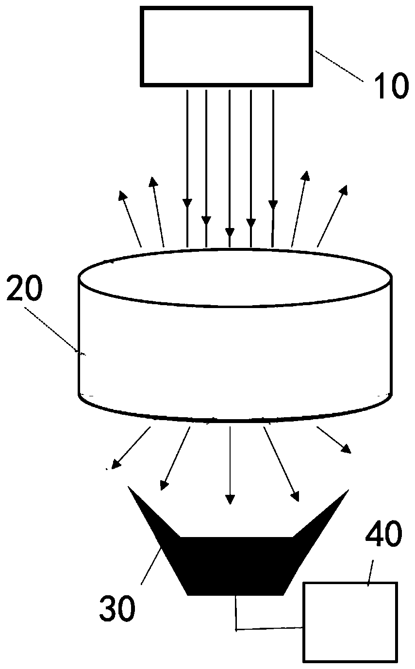 Biological detection device adopting gold nanopore array chip and detection method