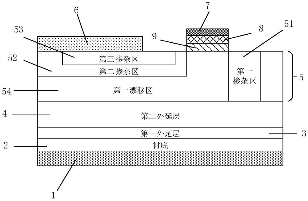 Grid-control avalanche rapid closing IGBT and symmetric structure thereof