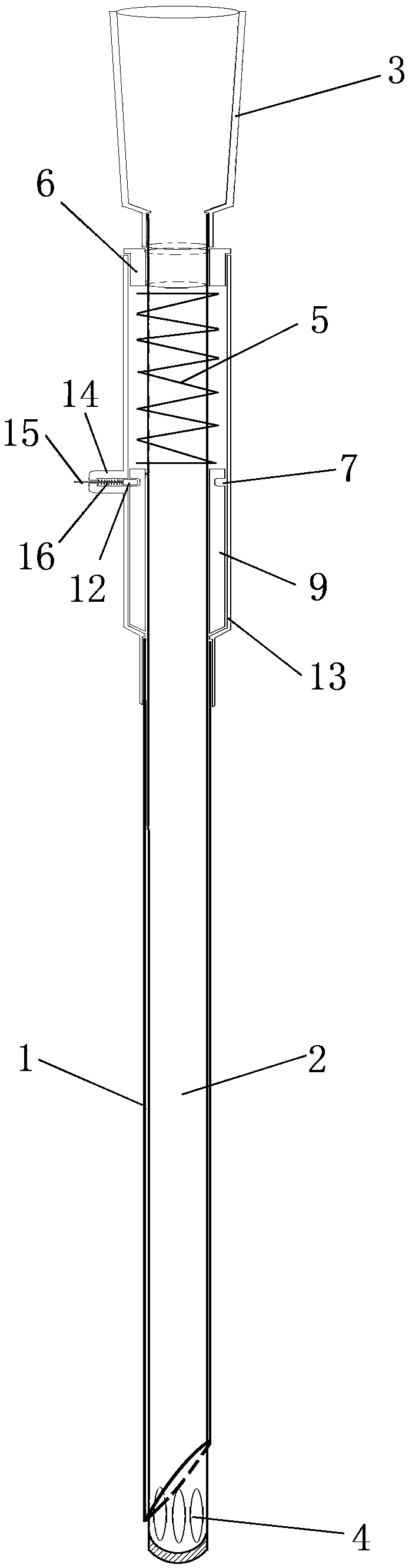 SeLf-Locking safety pneumoperitoneum needLe