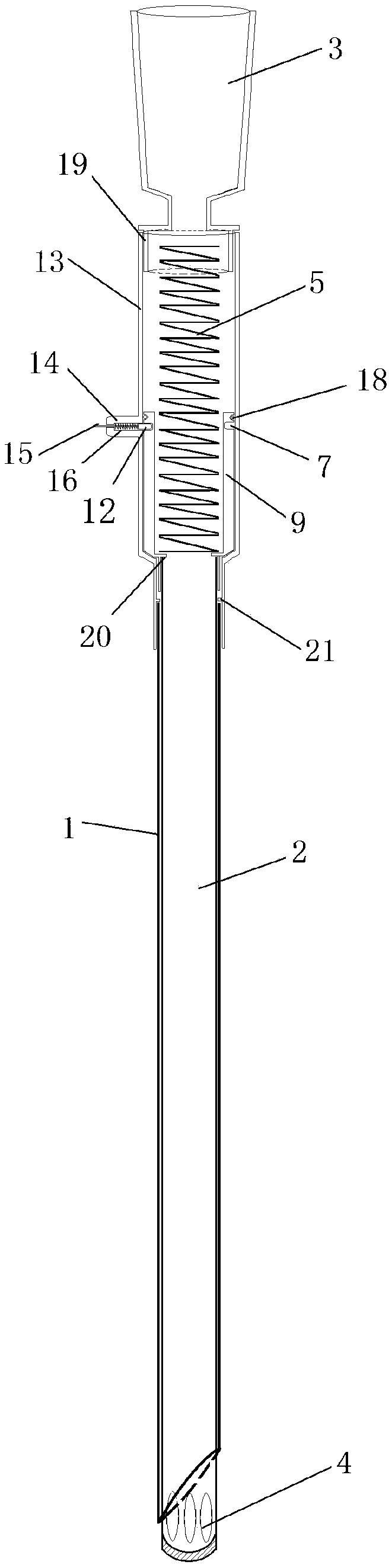 SeLf-Locking safety pneumoperitoneum needLe