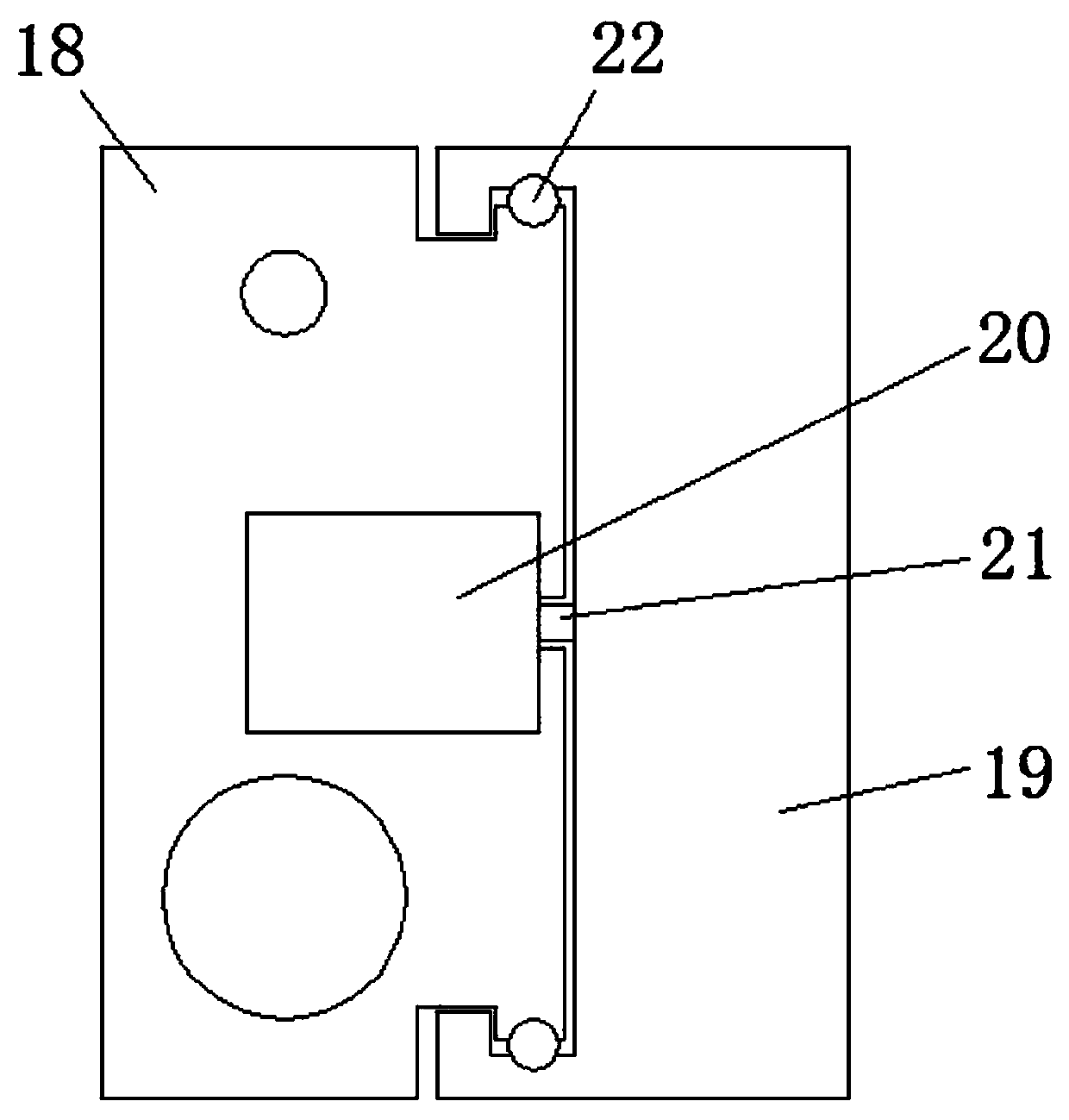 Wall grooving device for building construction