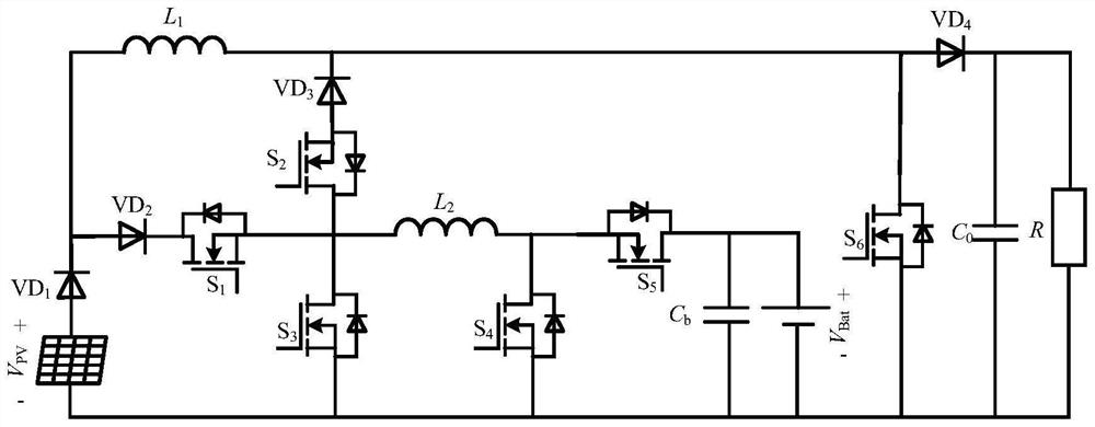 Wide-range input non-isolated three-port DC-DC converter