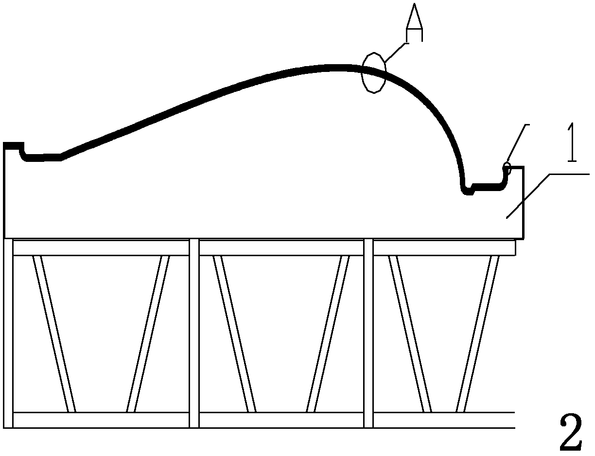 Making process of wind-power blade main model
