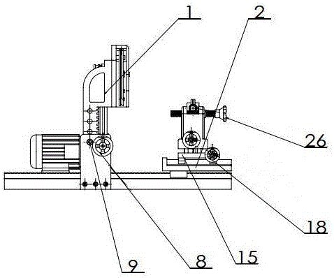 Low-strength rock sample preparation device with weak interface and sample preparation method