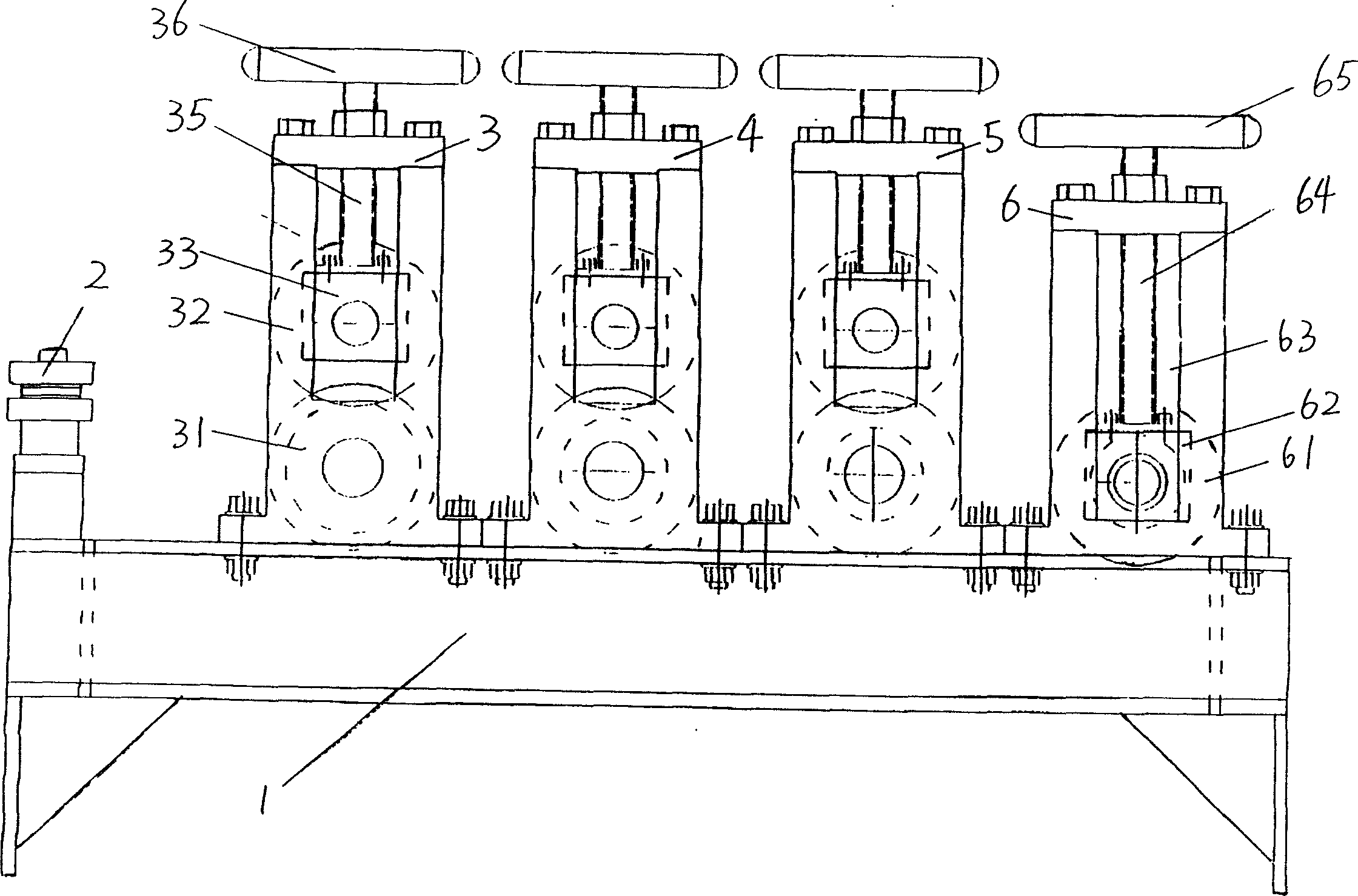 Method for welding coiler on large container