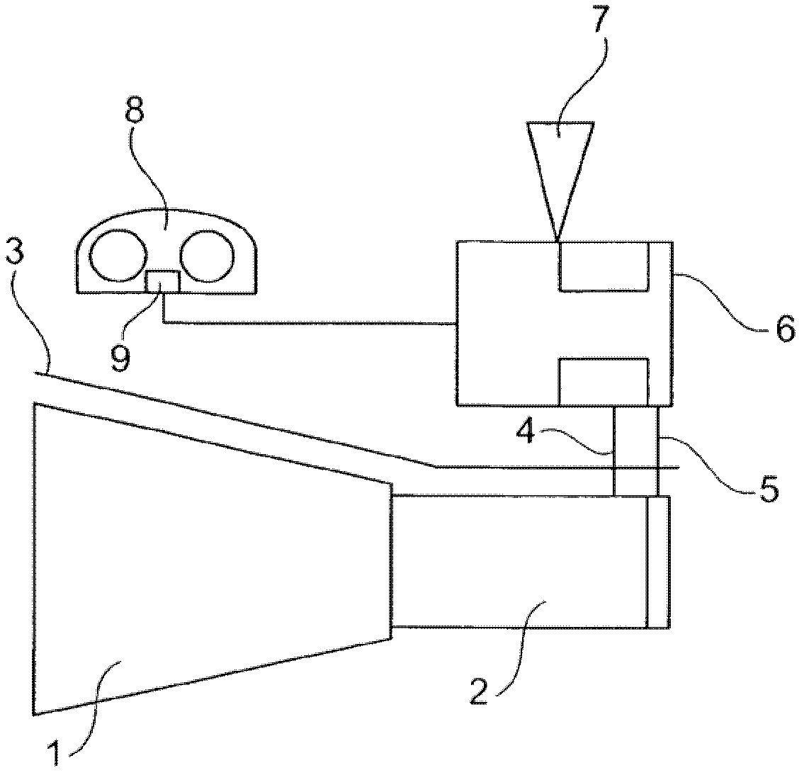 Vehicle having a transmission and a selection element for shifting gears