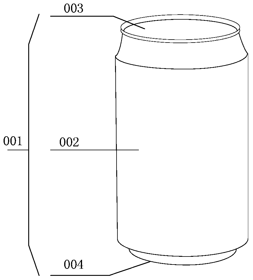 Collection equipment and collection method for digital codes of canned tins and packaging box thereof