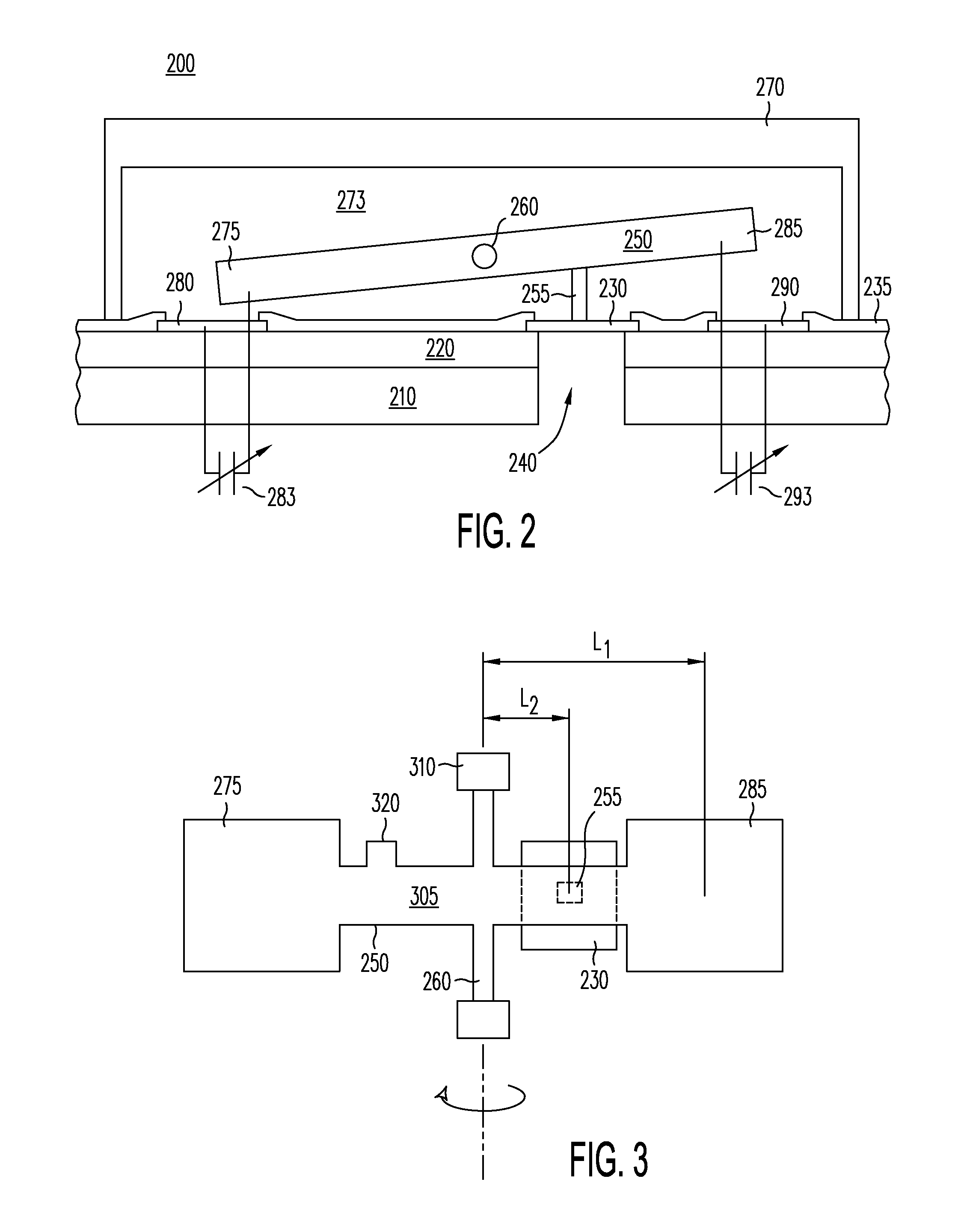 Pressure sensor with differential capacitive output