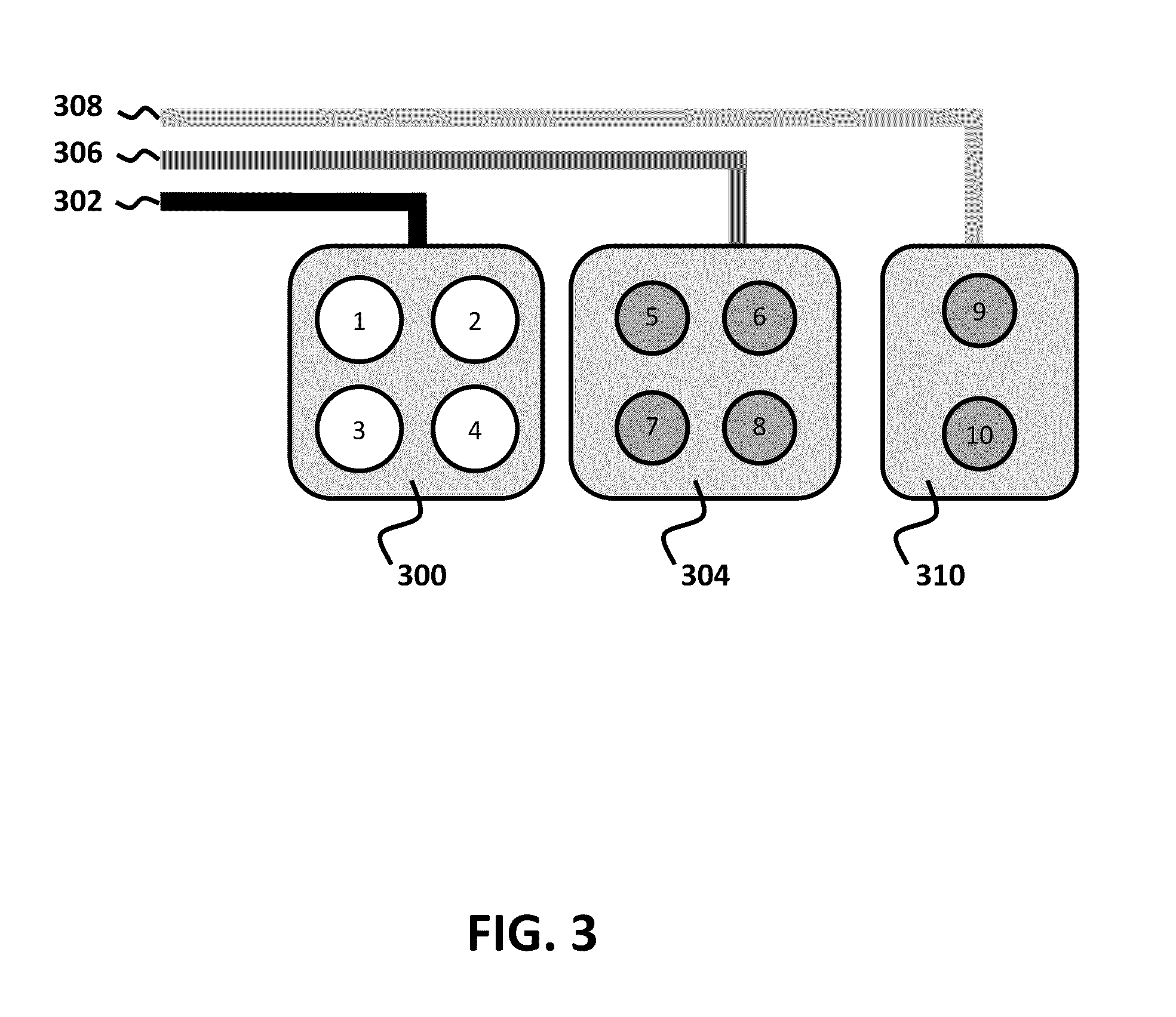 System and method for combining laser arrays for digital outputs