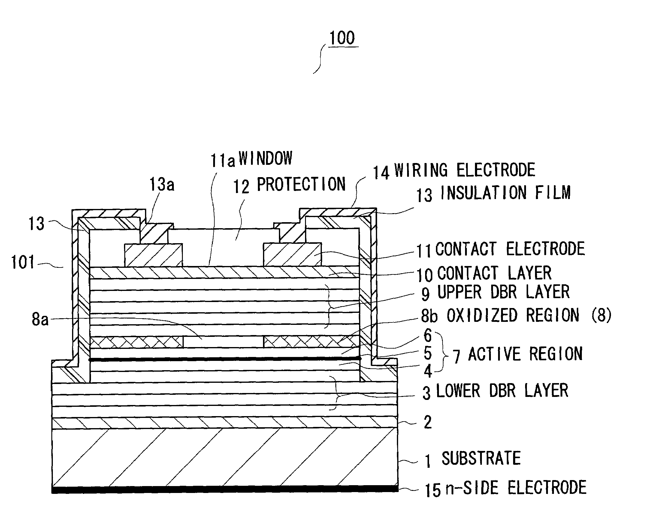 Surface emitting semiconductor laser and method of fabricating the same