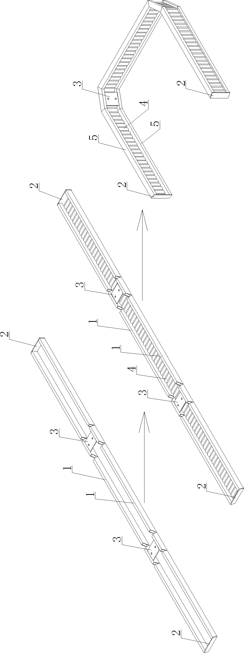 Welding forming method of wave plate type seat frame