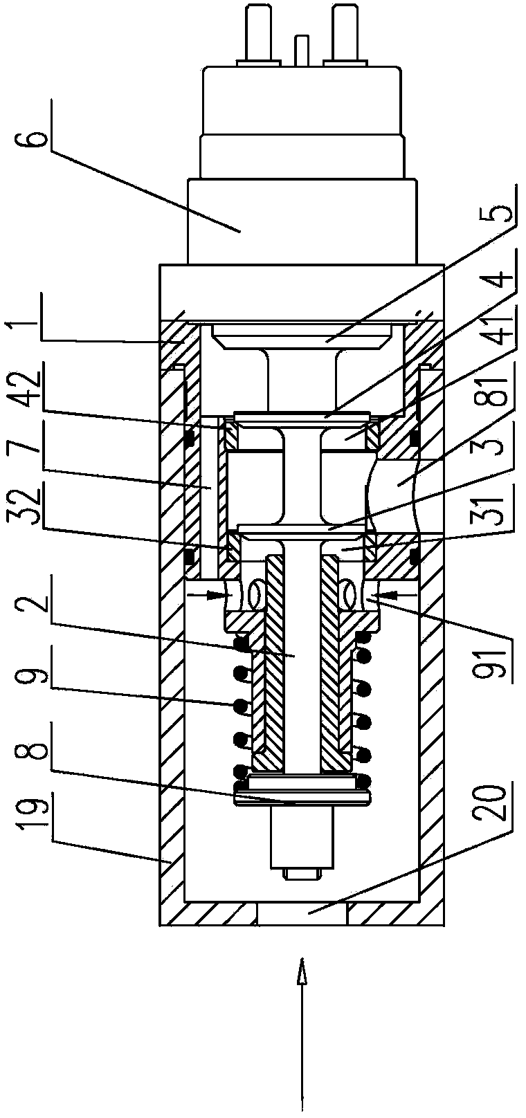 Integral double-valve gas injection valve and assembly method thereof