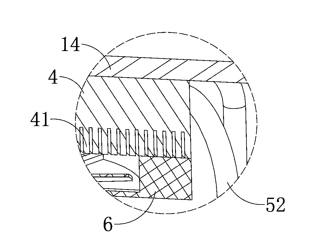 Lamp and liquid-cooling radiator thereof