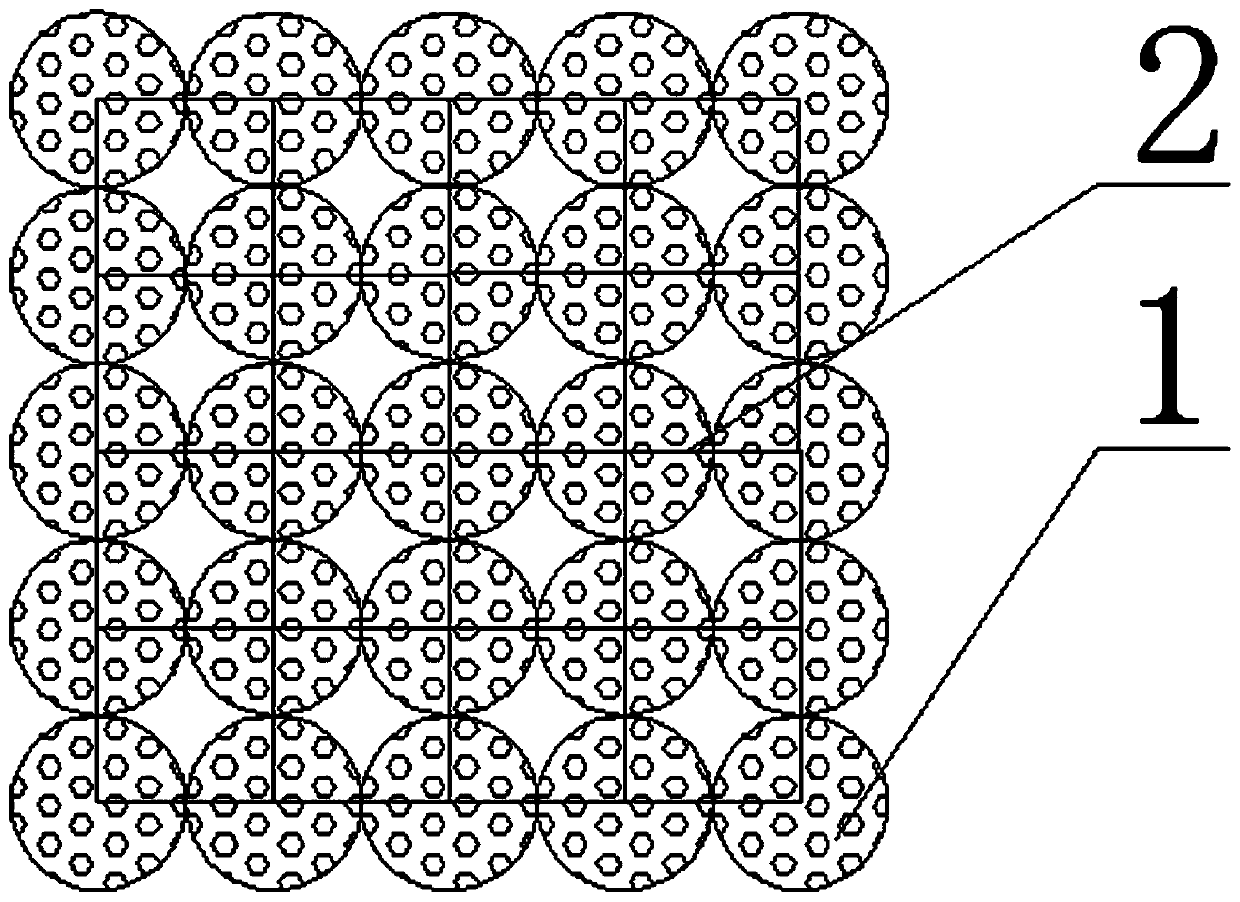 A kind of preparation method of light plant life floating bed