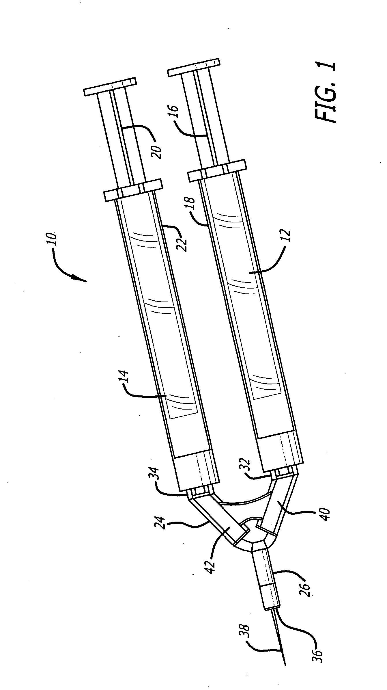 Dual syringe assembly
