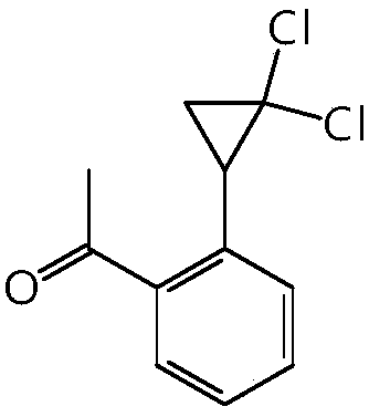 Synthetic method of 4-(2,2-dichloro cyclopropyl)phenol acetate