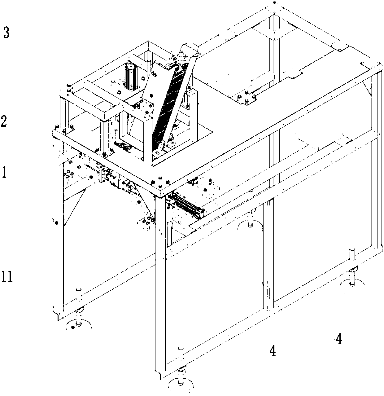 Press-mounting machine for three-in-one lifting rings