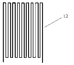 Electromagnetic ultrasonic detecting device and method for surface defects of cold rolled ribbed steel bar