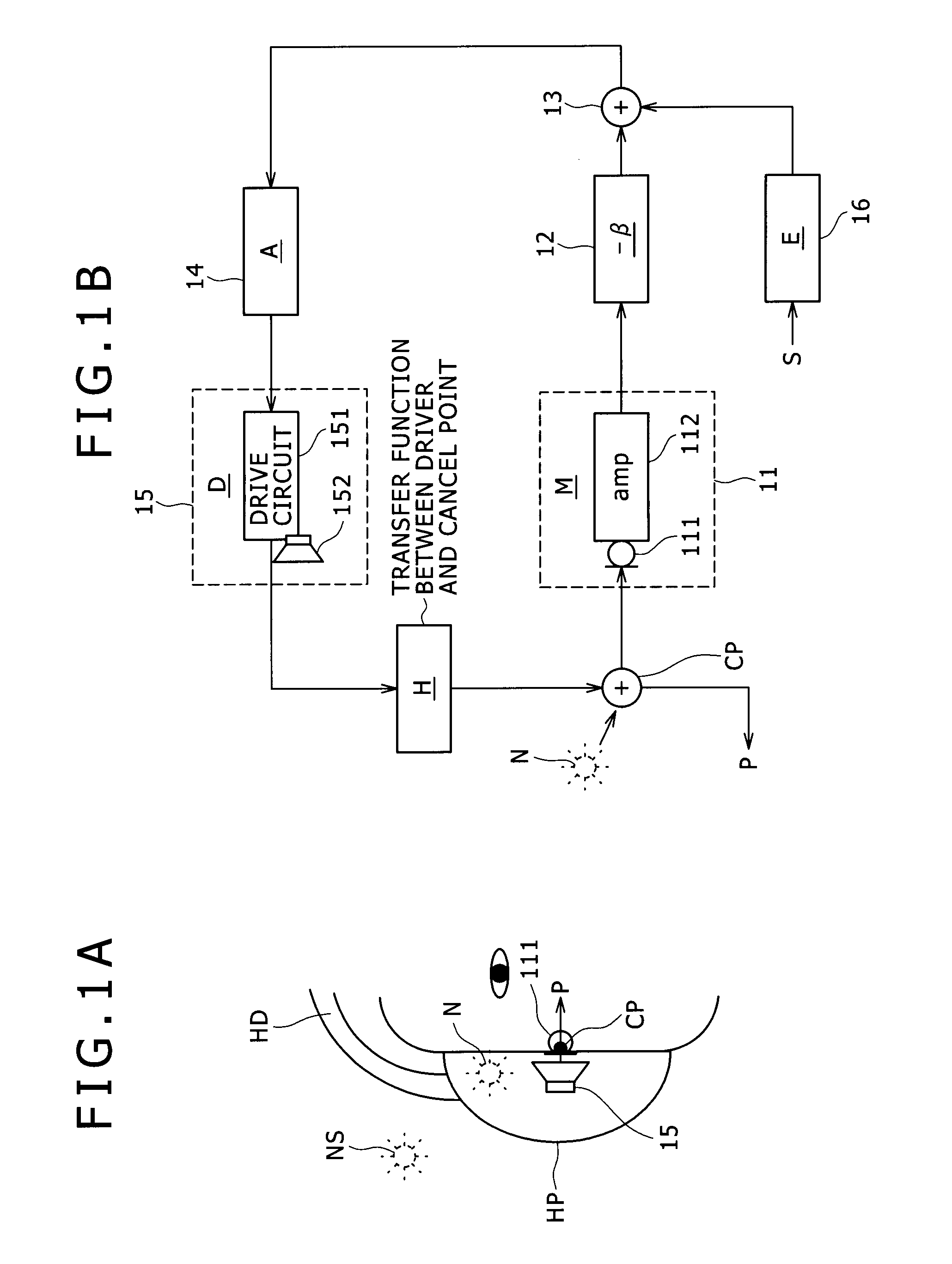 Filter circuit for noise cancellation, noise reduction signal production method and noise canceling system