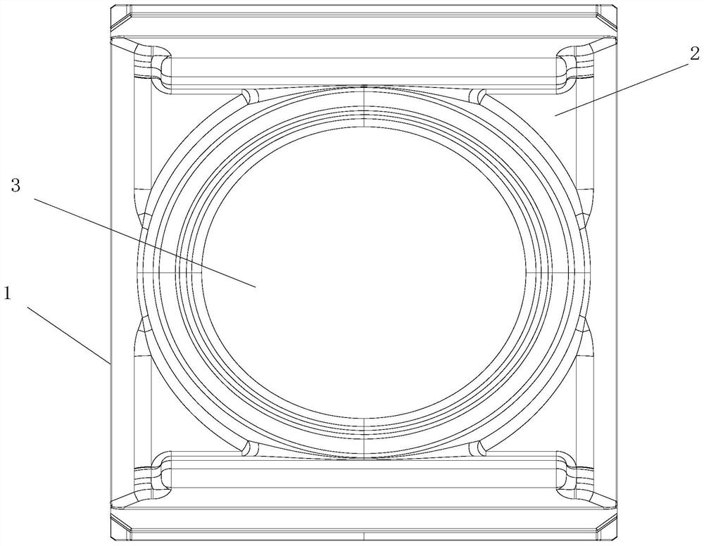 Valve sealing gasket for new energy automobile cooling system