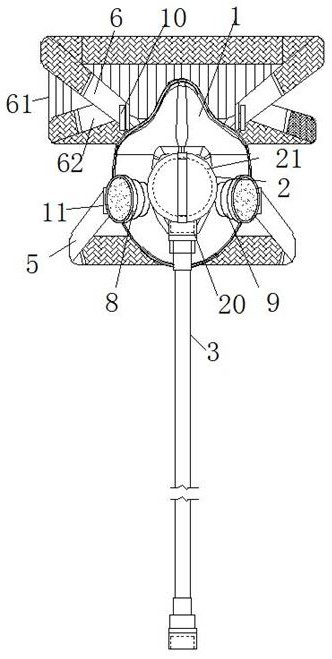 Anti-infection breathing endoscopy auxiliary device