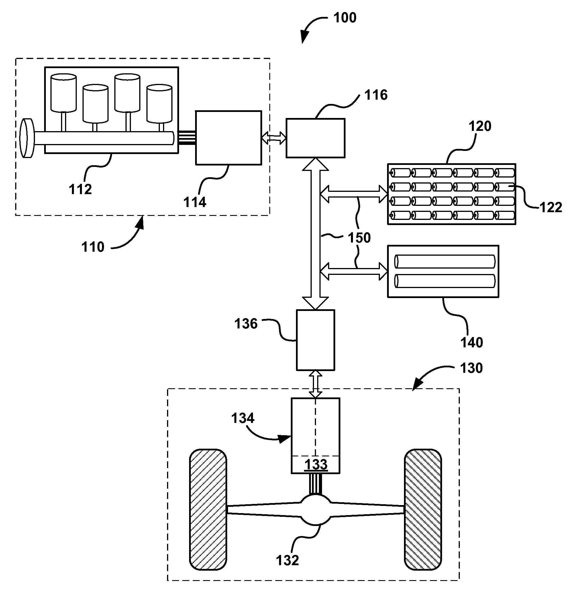 Hybrid electric vehicle system and method for initiating and operating a hybrid vehicle in a limited operation mode