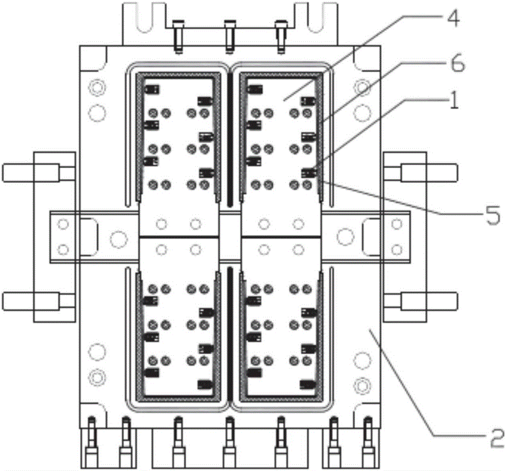 Auxiliary rubber coating assembly