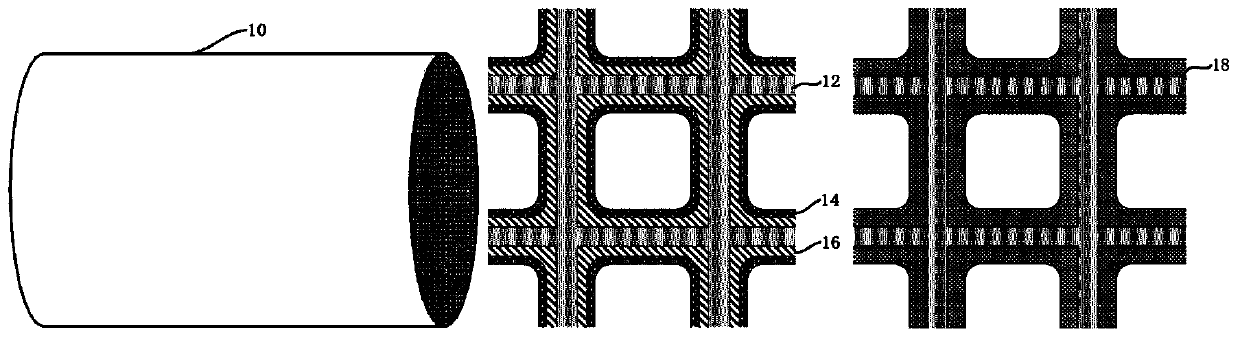 NOx purification triple-effect catalyst for working condition of excessive equivalent combustion intermittent oxygen and preparation method thereof