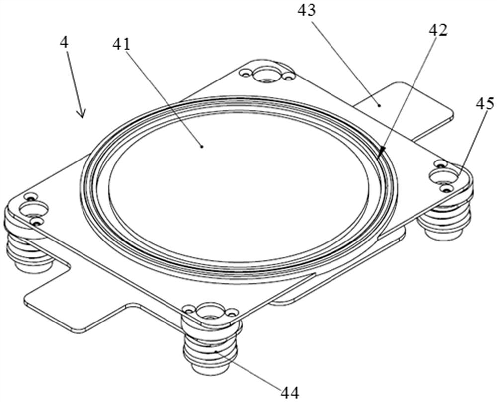 Elastic protection device for chassis charging port