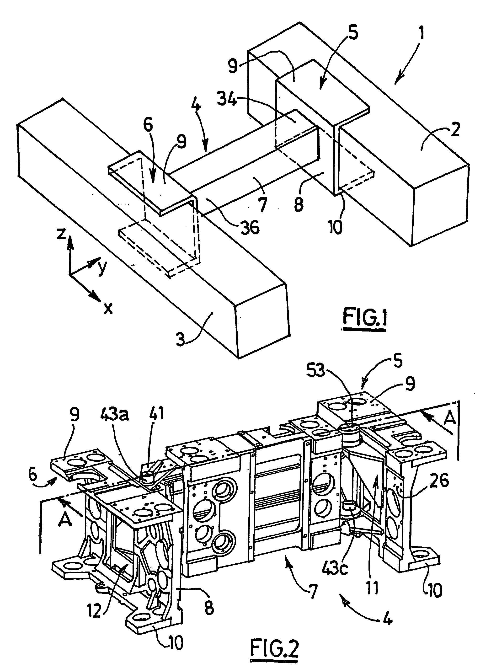 Carriage and gantry comprising such a carriage