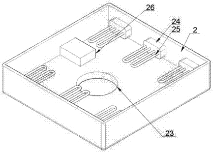 Potted rice seedling conveying and protection device