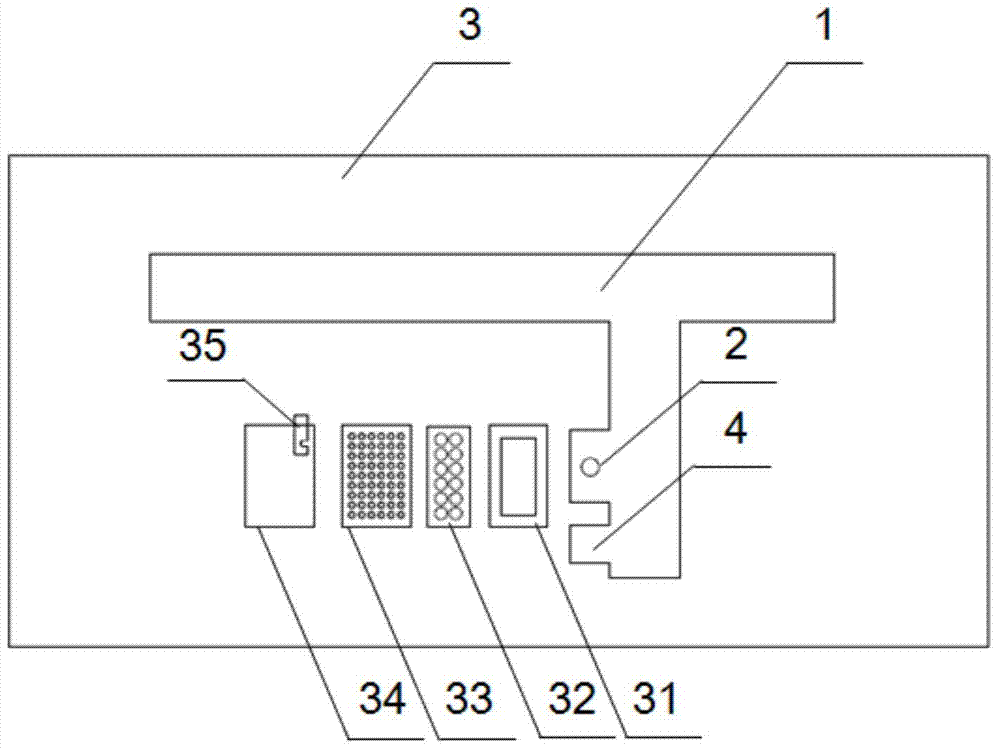 Automatic analysis instrument and system for microfluidic immunodetection chip