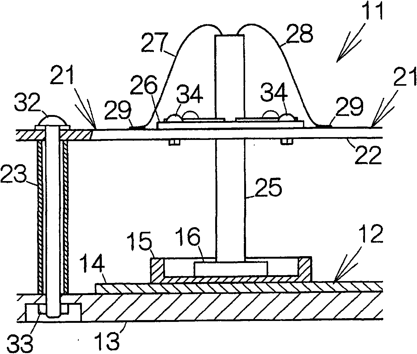 Monitor burn-in test device and monitor burn-in test method