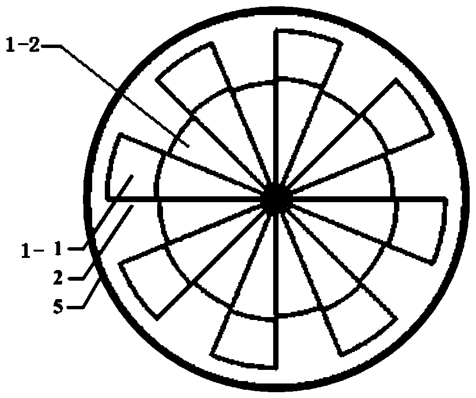 Rotatable planar electrical capacitance tomography sensor