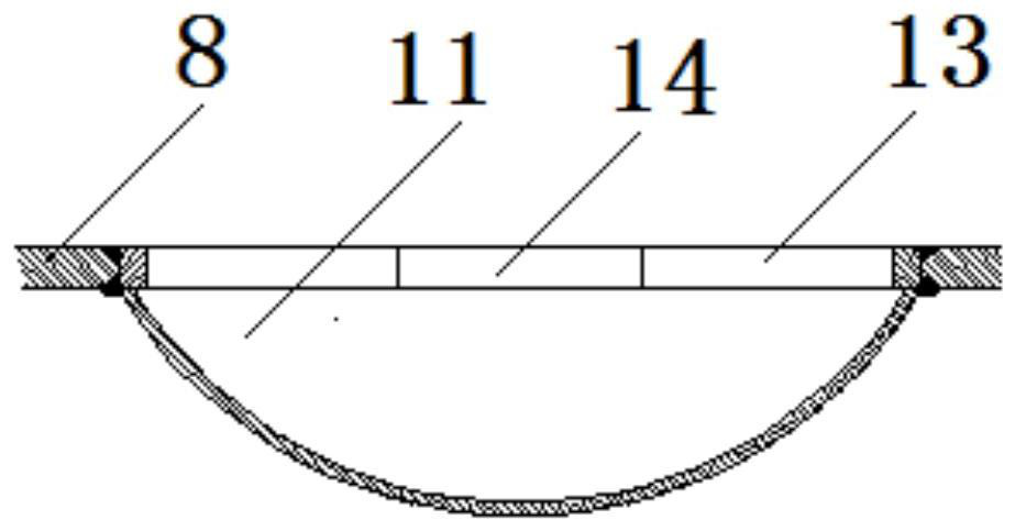 A marine temporary railing column and its installation and use method