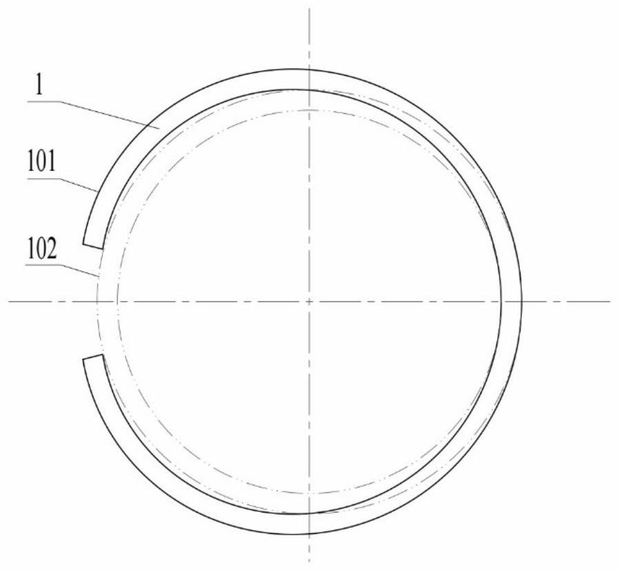 Design method of non-circular C-shaped damping ring with controllable contact pressure