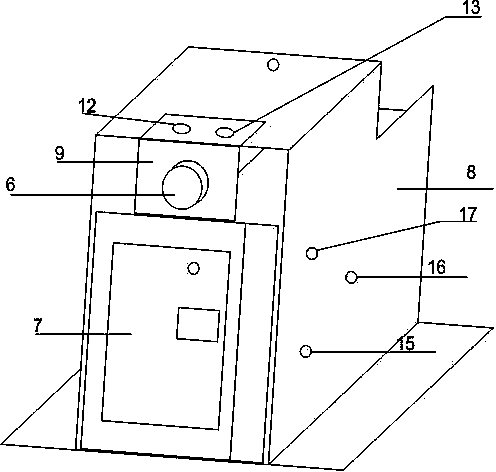 Method for distinguishing temperature of outer wall of cracking furnace tube from temperature of inner wall of hearth and measurement device