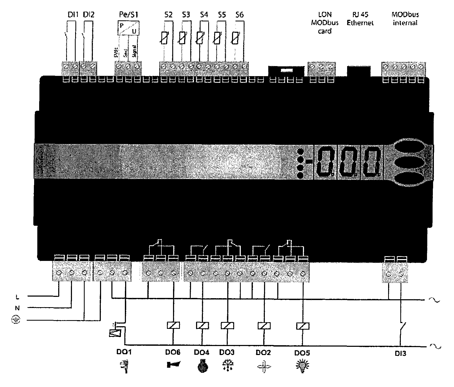 Evaporation control device used in refrigerating system