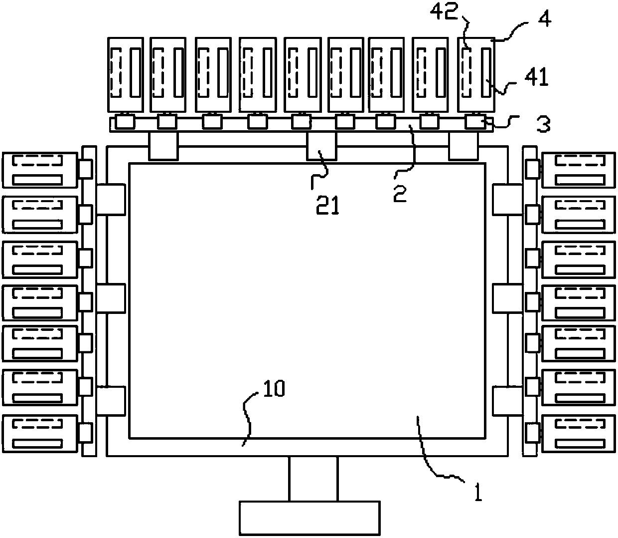 Solar protection device for computer displays