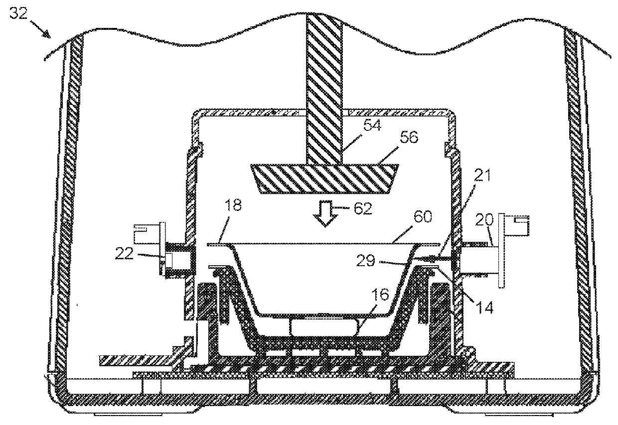 Method and system for upper pill-crushing-cup detection