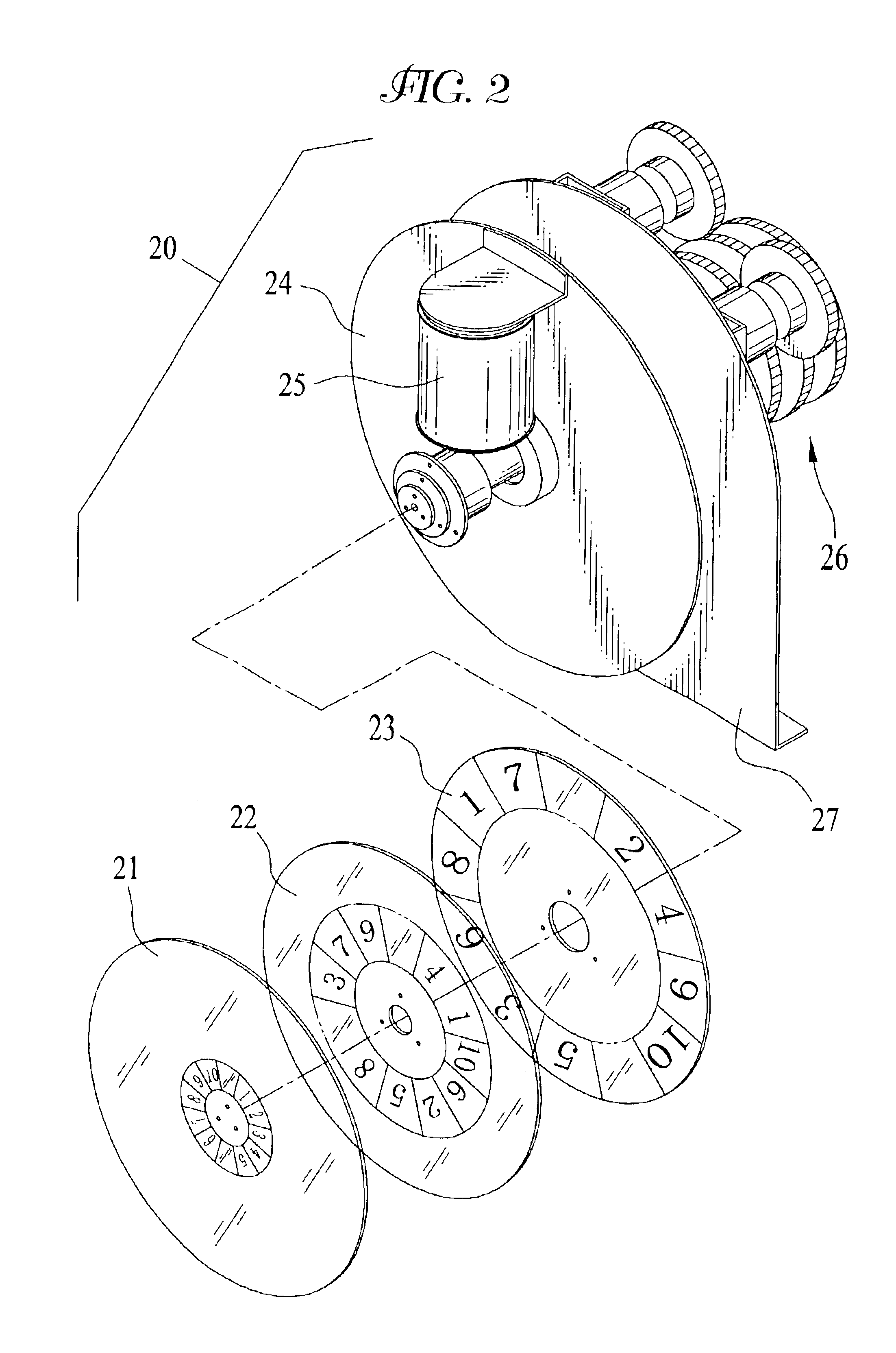 Symbol display device for game machine
