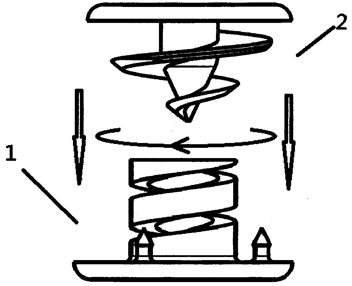 A kind of sticky lock into box lock and its carton into box method